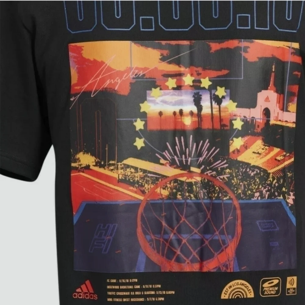 adidas Los Angeles Graphic T-Shirt NEW!